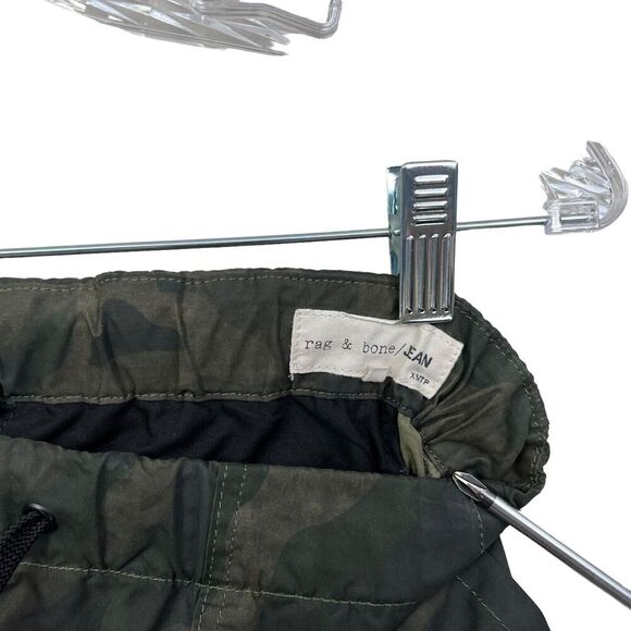 Rag & Bone Womens Denny Jogger Pants Camo Drawstring Ankle Zip Green Size XS‎ - Picture 5 of 6